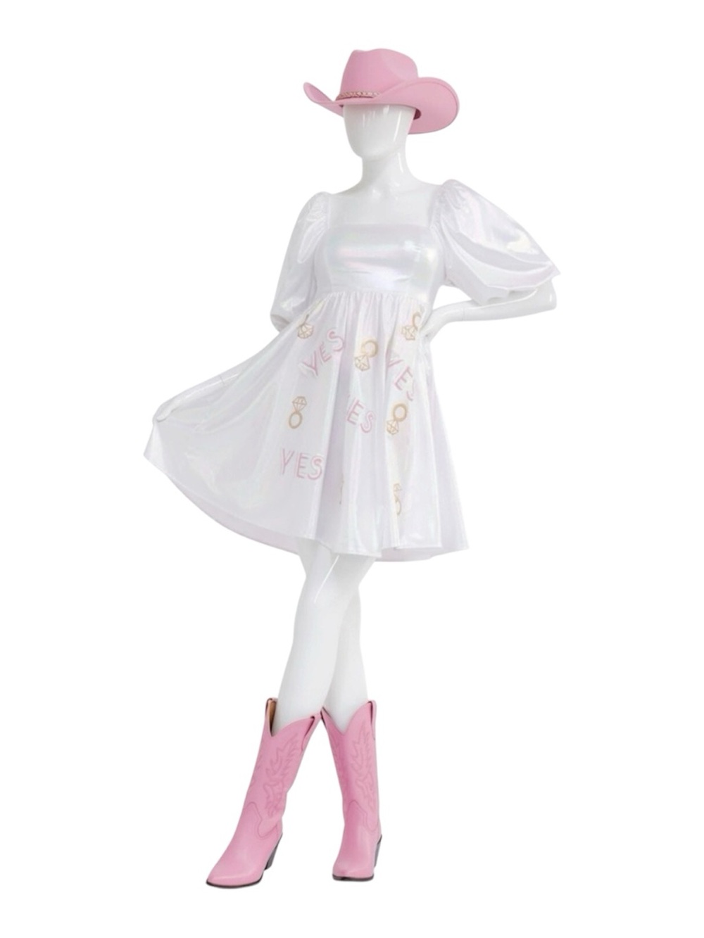 PEACH LOVE CALIFORNIA bridal “yes” dress S M L